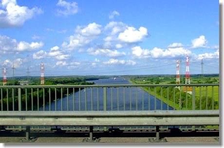 Nord-Ostsee-Kanal bei Rendsburg
