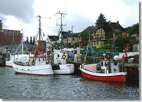 Fischkutter am Kappelner Fischereihafen