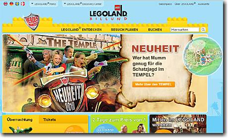 Freizeitpark Legoland in Billund*