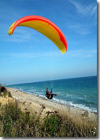 Paragliding an der Ostseeküste