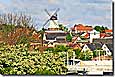 Das Kappelner Stadtbild mit der Mühle