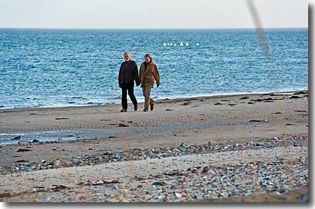 Spaziergang am Ostseestrand
