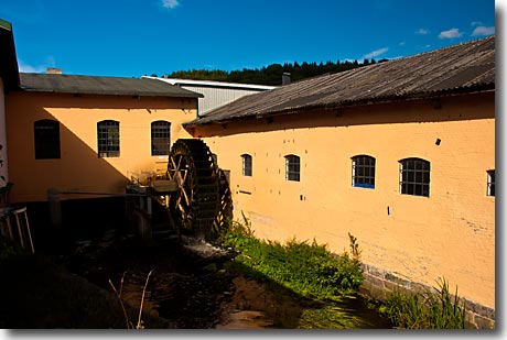 Wasserrad im Industriemuseum Kupfermühle