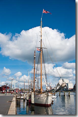 Großsegler am Flensburger Hafen