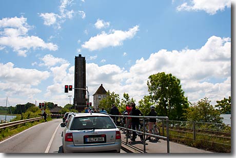 Öffnung Klappbrücke Lindaunis