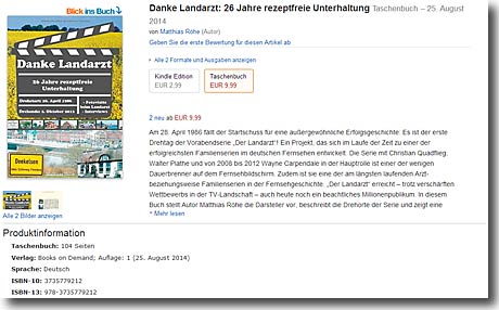 Buch -Danke Landarzt: 26 Jahre. . .-*