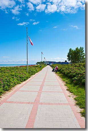 Strandpromenade an der Ostsee