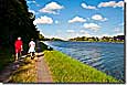Nordic Walking am Nord-Ostsee-Kanal