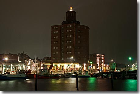 Hafen Eckernförde bei Nacht