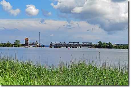 Abbruch der Schleibrücke Lindaunis Abbruch der Schleibrücke Lindaunis